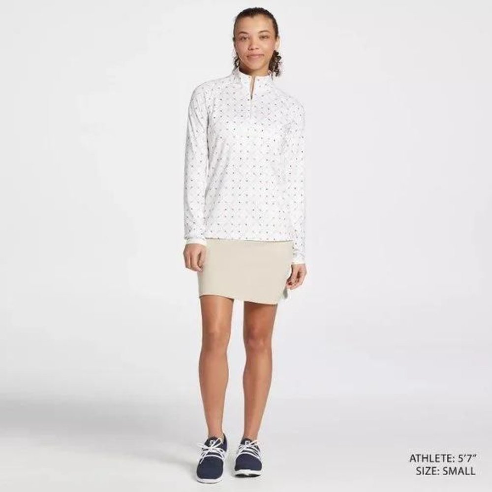 NWT Walter Hagen Women's Printed UV Long Sleeve Golf 1/4 Zip - Picture 2 of 5